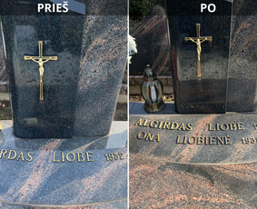 Paminklai, meniški antkapiai, granito plokštės / Kauno Antkapiai / Darbų pavyzdys ID 3660883