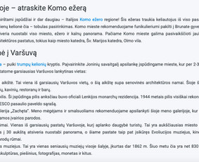Straipsniai, tekstai tinklapiams, Seo tekstai, redagavimas / Silvija Aksiutinaitė / Darbų pavyzdys ID 3660909