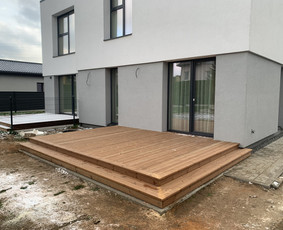 Mediniai laiptai, gamyba - Staliaus darbai, (Terasos, Durys, Grindys, Grindjuostės) - 3