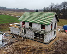 Stogu dengimas / Invidualių namu statyba / MB AVStogai / Darbų pavyzdys ID 3662625