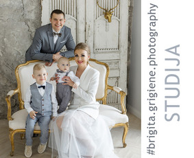 Vaiko, šeimos, kalėdinė fotosesija, fotostudija Vilniuje / Brigita Grigiene Photography / Darbų pavyzdys ID 741445