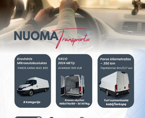 Keleivinis / Krovininis Mikroautobusiukas - Nuoma / Mikroautobusų nuoma / Darbų pavyzdys ID 3667549