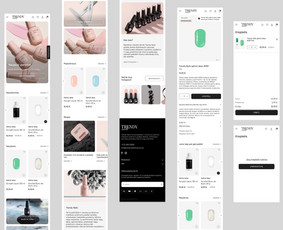 Ui/ux / web ir grafikos dizainas (vestuvių pakvietimai) / Evelina Remenčiūtė / Darbų pavyzdys ID 3667689