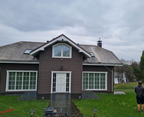 Stogų valymas ir priežiūra - Stogo dazymas,fasado plovimas,trinkelių plovimas - 2