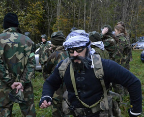 Renginiai, šventės - Originalus karinis bernvakaris / mergvakaris miške - 3