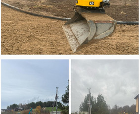 Trinkelių pagrindo paruošimas - Gerbūvio darbai, trinkelių klojimas, kasimo darbai - 2