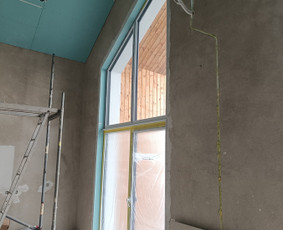 Langų, durų apdaila - Gipso kartono/apdailos darbai, perdangos/stogo šiltinimas - 2