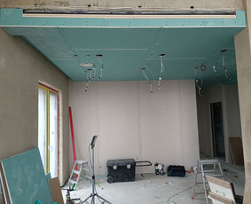 Pakabinamų lubų montavimas - Gipso kartono/apdailos darbai, perdangos/stogo šiltinimas - 3