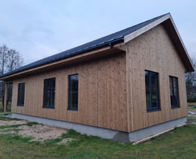 Karkasinių namų statyba - Stogų dengimas, karkasinių pastatų statyba - 2