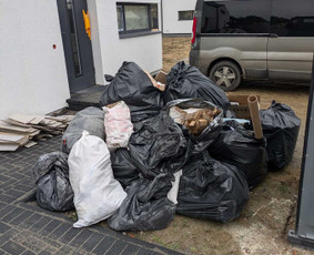 Pigiausias atliekų, šiukšlių išvežimas perkraustymo griovimo / Siuksliu isvezimas Griovimo darbai / Darbų pavyzdys ID 3672799