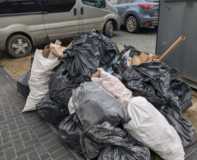 Pigiausias atliekų, šiukšlių išvežimas perkraustymo griovimo / Siuksliu isvezimas Griovimo darbai / Darbų pavyzdys ID 3672803
