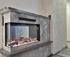 Sienų dekoras, uolos imitacija, molio tinkas ir visi dekorav - Židinių apdaila - 1 Židinių apdaila - Sienų dekoras, uolos imitacija, molio tinkas ir visi dekorav - 1