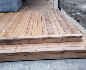 Fasadai, terasos,pergolos ,karkasiniai nameliai,sandeliukai / Donatas / Darbų pavyzdys ID 3675967