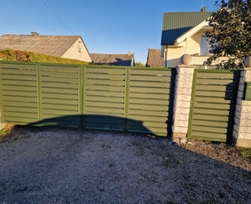 Betoninės tvoros - Tvoros-vartai-remontas -automatikos-gerbūvis - 3