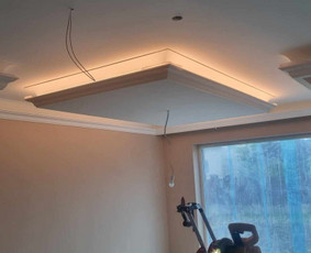 Viskas iš medžio,gipso ir netik - Pakabinamų lubų montavimas - 4 Pakabinamų lubų montavimas - Viskas iš medžio,gipso ir netik - 4