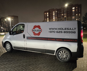 Statybos darbai - Skylių gręžimas, angų pjovimas - 2