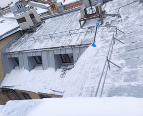 Sniego valymas nuo stogų - Pramoninis alpinistas, Aukštalipis - 1