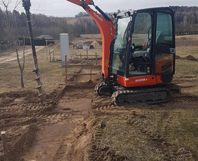 Polių gręžimas - Statybos, Gerbūvio Darbai . - 2