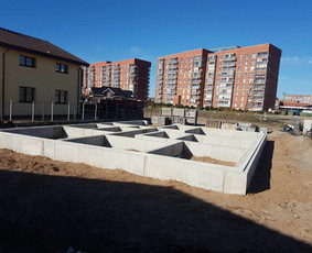 Pamatų liejimas, įrengimas. Cechų statymas - Statybos, apdaila - 2 Statybos, apdaila - Pamatų liejimas, įrengimas. Cechų statymas - 2