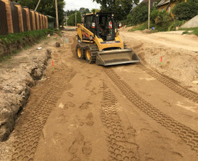 Statybos, apdaila - Sniego valymas Bobcat nuoma su oper. - 1