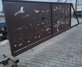 Aplinka, sodas - Vartai lazeriu pjautais užpildais ir ne tik - 2