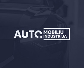 Automobiliu Industrija logotipas, automobilių, detalių, variklių prekyba.
