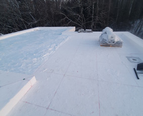 Plokščių Stogų Dengimas Pvc, Epdm ir bitumine Danga / Tvirti stogai / Darbų pavyzdys ID 3685461