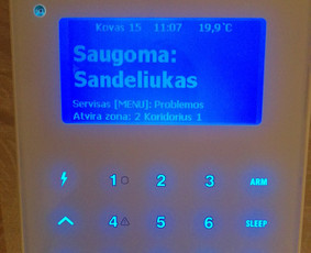 Signalizacija, elektra, telefonspynės, video kameros - GSM signalizacijos - 1 GSM signalizacijos - Signalizacija, elektra, telefonspynės, video kameros - 1