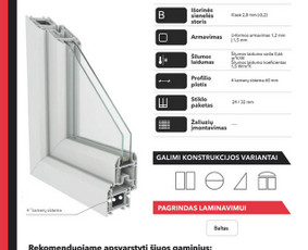 Langų, durų gamyba / MB Smart Five / Darbų pavyzdys ID 3686129