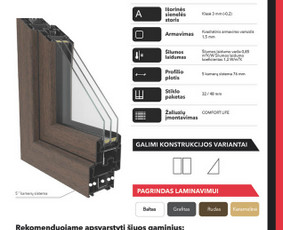 Langų, durų gamyba / MB Smart Five / Darbų pavyzdys ID 3686135