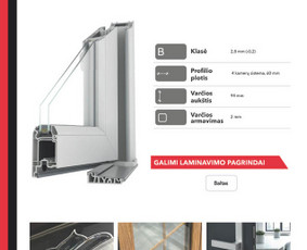 Langų, durų gamyba / MB Smart Five / Darbų pavyzdys ID 3686145
