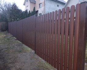 Montuojam segmentines ir metaliniu tvoralenčių tvoras / Arvydas / Darbų pavyzdys ID 3686383
