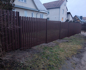 Montuojam segmentines ir metaliniu tvoralenčių tvoras / Arvydas / Darbų pavyzdys ID 3686385