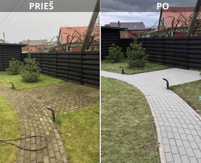 Fasadų, trinkelių, stogų, terasų plovimas ir impregnavimas / MB Plovimo ekspertai (Tomas Žemaitis) / Darbų pavyzdys ID 3687653