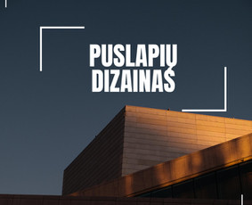 Svetainių dizainas (web design) - Pigus ir greitas reprezentacinių svetainių kūrimas - 1