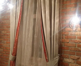 Užuolaidos, romanetės audiniai, siuvimas, karnizai, Roletai, / Giedrė Mišeikienė / Darbų pavyzdys ID 3695451