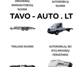 Automobiliu nuoma / Automobilių nuoma  TAVO-AUTO.LT / Darbų pavyzdys ID 761519