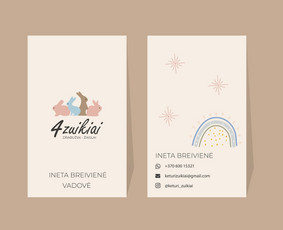 Logo / vizualinis identitetas / spauda / dovanų kuponai - Vizitinių kortelių maketavimas - 3 Vizitinių kortelių maketavimas - Logo / vizualinis identitetas / spauda / dovanų kuponai - 3
