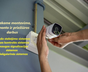 Elektrikai, elektros darbai - Visų apsaugos sistemų montavimas, priežiūra, remontas, nuoma - 2