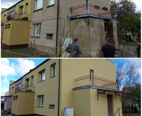 Fasadų šiltinimas ir apdaila. Klaipėda. / Saulius Fasadai / Darbų pavyzdys ID 3700107