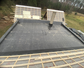 Plokščių Stogų dengimas Epdm,pvc,tpo dangomis / UAB Tiesi statyba / Darbų pavyzdys ID 3702407