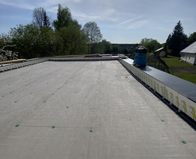 Plokščių Stogų dengimas Epdm,pvc,tpo dangomis / UAB Tiesi statyba / Darbų pavyzdys ID 3702377