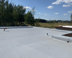 Plokščių Stogų dengimas Epdm,pvc,tpo dangomis / UAB Tiesi statyba / Darbų pavyzdys ID 3702369