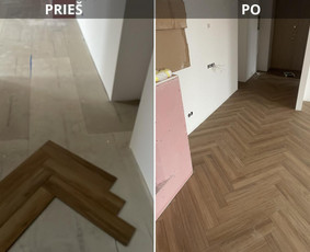 Profesionalus grindų klojimas. / Donwood / Darbų pavyzdys ID 3703621