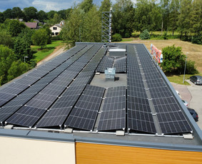 Saulės elektrinių montavimas, automobilių stoginės (Carport) / MB Sinova LT / Darbų pavyzdys ID 3704475
