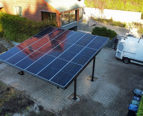 Saulės elektrinių montavimas, automobilių stoginės (Carport) / MB Sinova LT / Darbų pavyzdys ID 3704487
