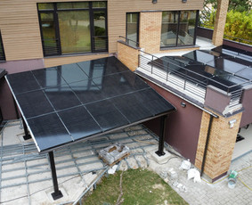 Saulės elektrinių montavimas, automobilių stoginės (Carport) / MB Sinova LT / Darbų pavyzdys ID 3704495