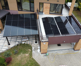 Saulės elektrinių montavimas, automobilių stoginės (Carport) / MB Sinova LT / Darbų pavyzdys ID 3704503