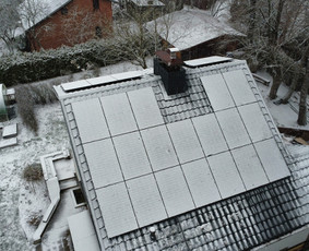 Saulės elektrinių montavimas, automobilių stoginės (Carport) / MB Sinova LT / Darbų pavyzdys ID 3704505