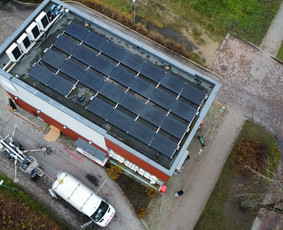 Saulės elektrinių montavimas, automobilių stoginės (Carport) / MB Sinova LT / Darbų pavyzdys ID 3704507